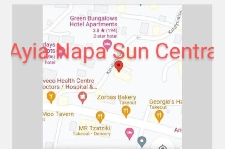 Ayia Napa Sun Central Exterior foto